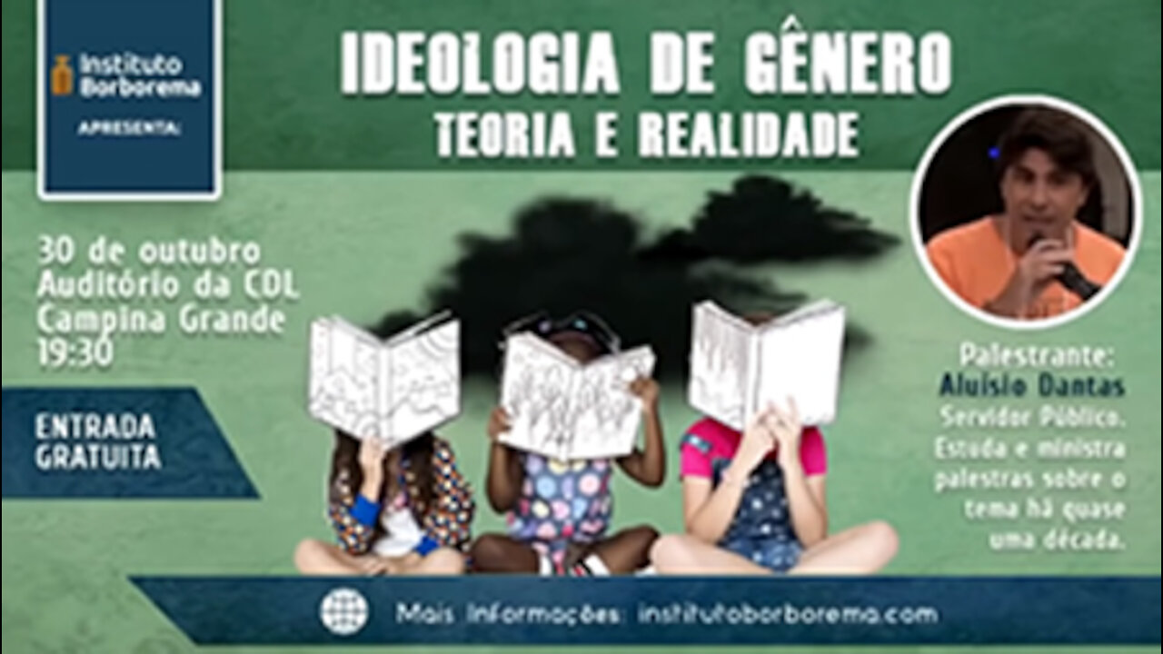 AULA GRATUITA - Ideologia de .Gênero - Teoria e Realidade