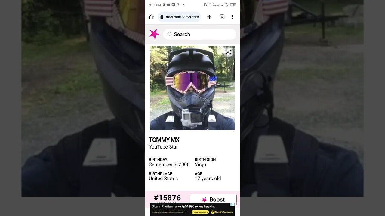 HAPPY 17 BIRTHDAY TOMMY MX YouTube Star