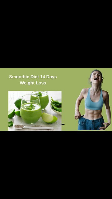 Smoothie Diet 14 Days Weight Loss Challenge 🥤💪