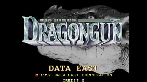 Dragon Gun Arcade Game, Data East 1993, playthrough