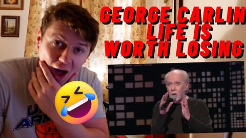 INSANE IRISH REACTION GEORGE CARLIN - LIFE IS WORTH LOSING, DUMB AMERICANS! | **WARNING TRIGGERING**