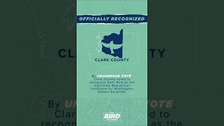 Another huge honor! Thank you Clark County 🙏🏾 #washington #birdforgovernor #government