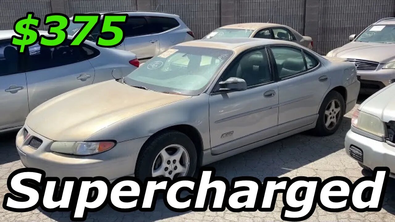 IAA Walk Around Supercharged Pontiac $375, BMW 550, Dodge Challenger $300