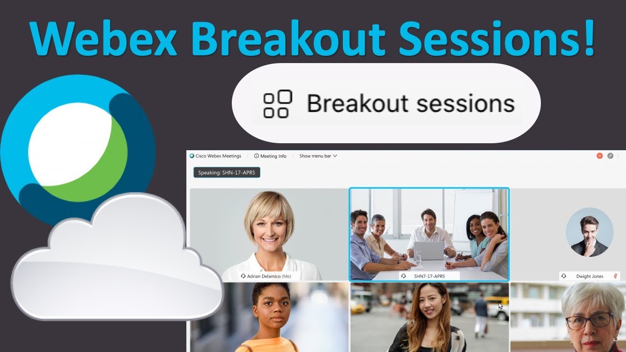 Webex Breakout Sessions / Webex Breakout Rooms - How To and Demo