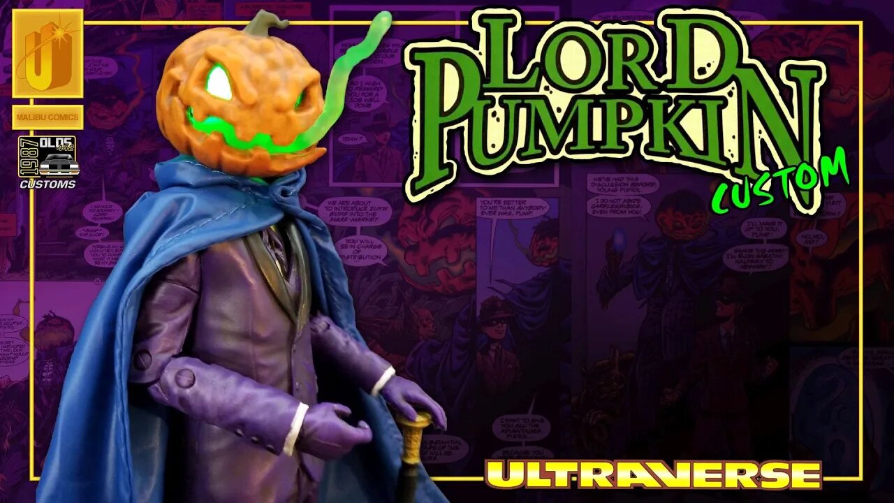 Custom Marvel Legends / DC Multiverse Ultraverse Lord Pumpkin Action Figure Review