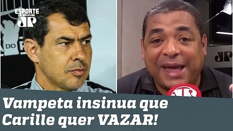 "Isso foi PÉSSIMO!" Vampeta ELEVA O TOM e insinua que Carille quer VAZAR do Corinthians!