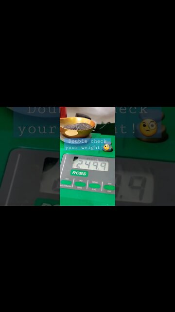 Double Checking Your Powder Measure By Averaging Multiple Throws🧐