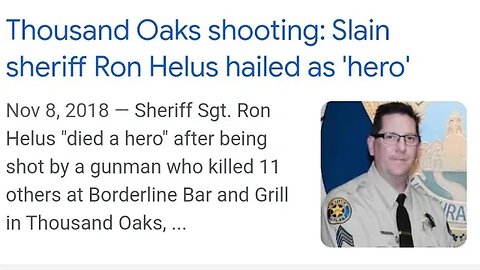 SGT RON HELUS AT THOUSAND OAK SHOOTING