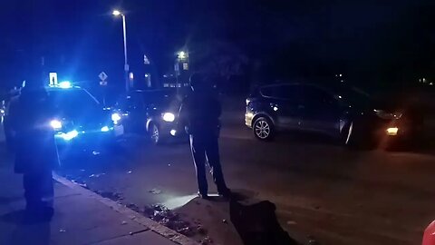 Boston police respond to a motor vehicle accident on Westminster at Walnut Ave