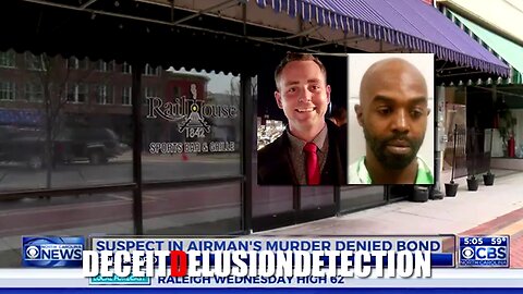 Black male suspect shoots and kills a 32-year-old white Seymour Johnson airman outside a sports bar