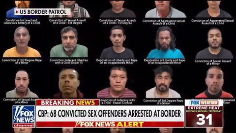 68 convicted illegal migrants captured at the border, 62 have returned back to the USA