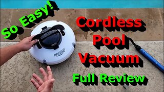 Cordless Pool Vacuum - So Easy and Fast! - Full Review