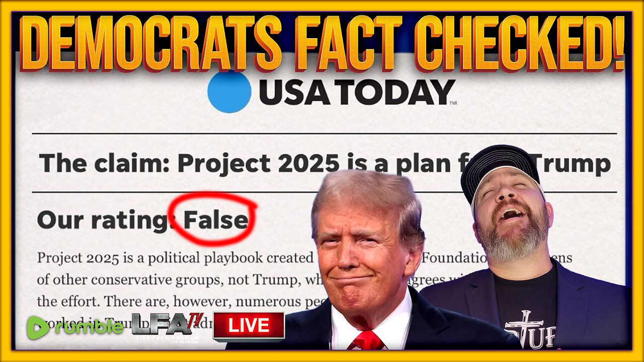 USA TODAY FACT CHECKS DEMS! | LIVE FROM AMERICA 7.25.24 11am EST