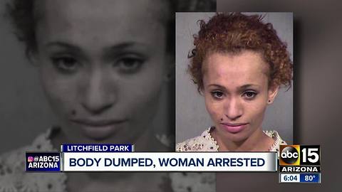 Woman arrested after man found dead in Litchfield Park cornfield