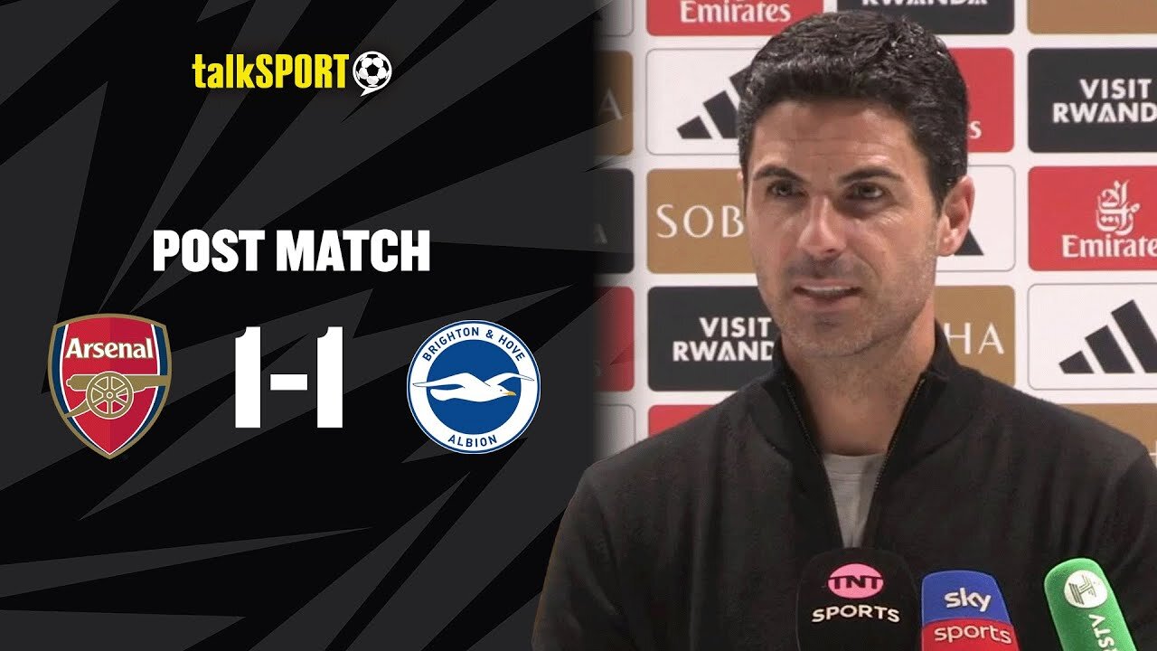 'INCONSISTENT!" 😡 Mikel Arteta EMOTIONAL About Referee Decisions In 1-1 DRAW Against Brighton! 🔥