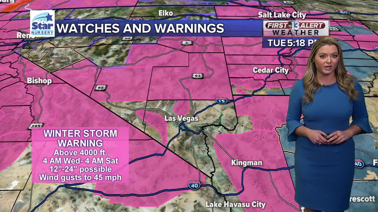 13 First Alert Las Vegas evening forecast | Nov. 26, 2019