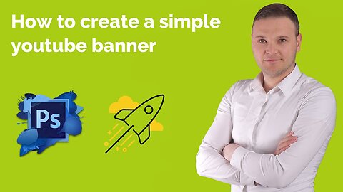 Create a simple youtube banner