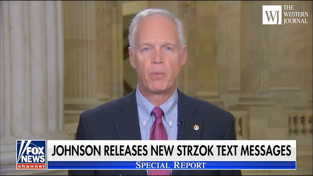 Sen. Ron Johnson: Informant Has Confirmed Secret Anti-Trump Society In The FBI