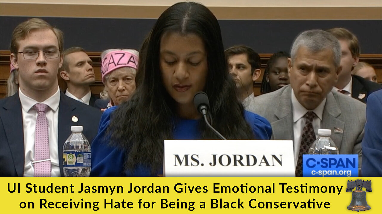 UI Student Jasmyn Jordan Gives Emotional Testimony on Receiving Hate for Being a Black Conservative