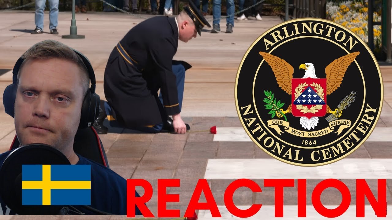 So emotional..A Swede reacts to - Tomb Guard Earns Badge After His Final Watch!