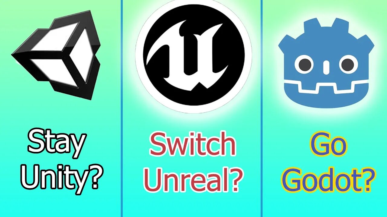 Unity, Unreal, Godot, What Do I Do Now?