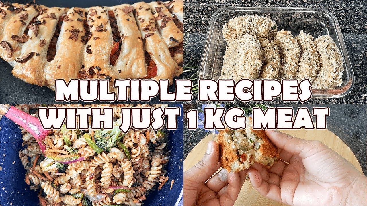 Just 1 kg Minced Meat || 3 Delicious Recipes |