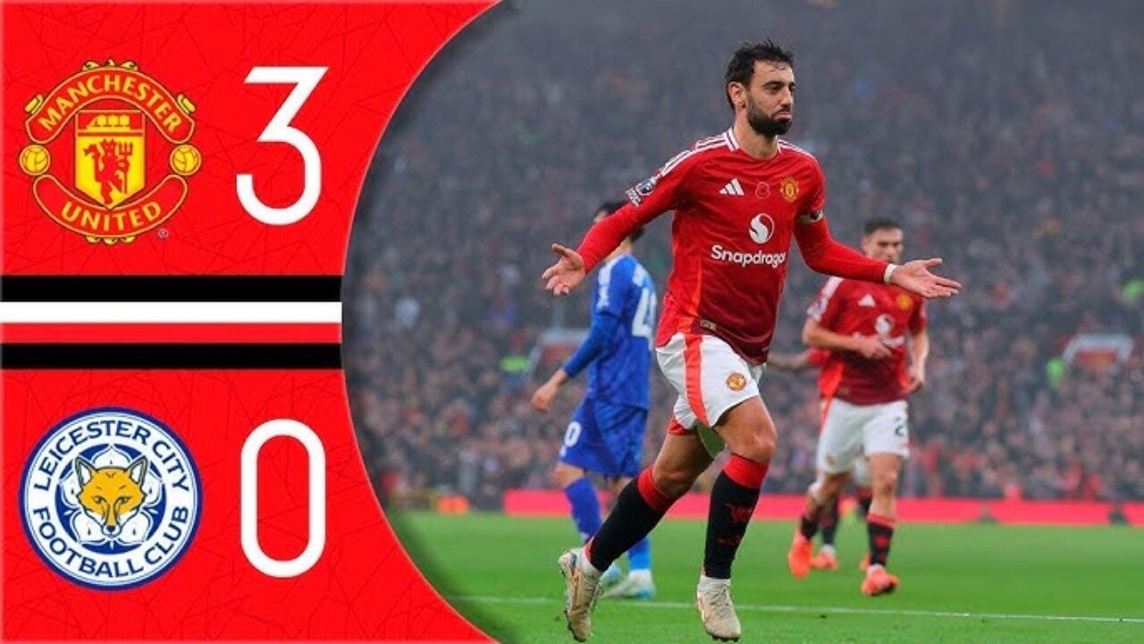 Manchester United’s Stunning 3-0 Victory Over Leicester | Premier League Goals & Highlights