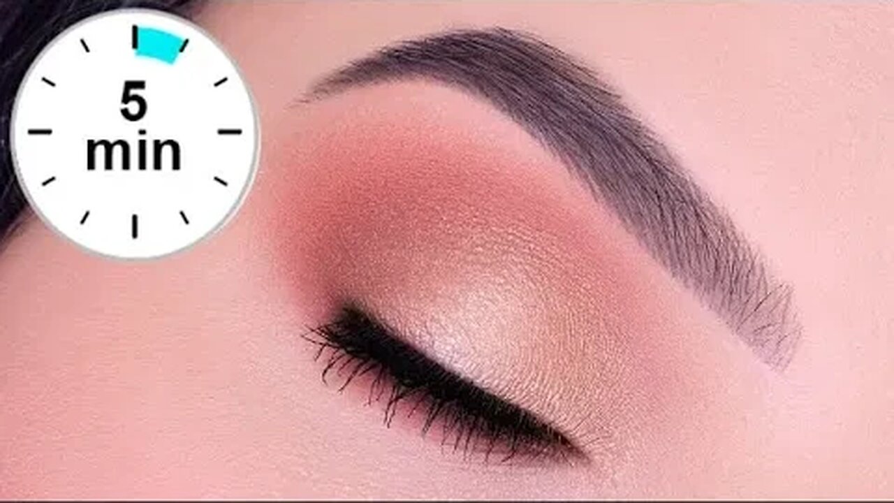 5 MINUTE Soft & Easy Everyday Eye Look For Work or School | Drugstore Makeup