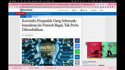 KOMINFO PAK SEMUEL ; Pinjamlah Uang Sebanyak-banyaknya ke Fintech Ilegal, YUK IPHONE BARU TIAP TAHUN