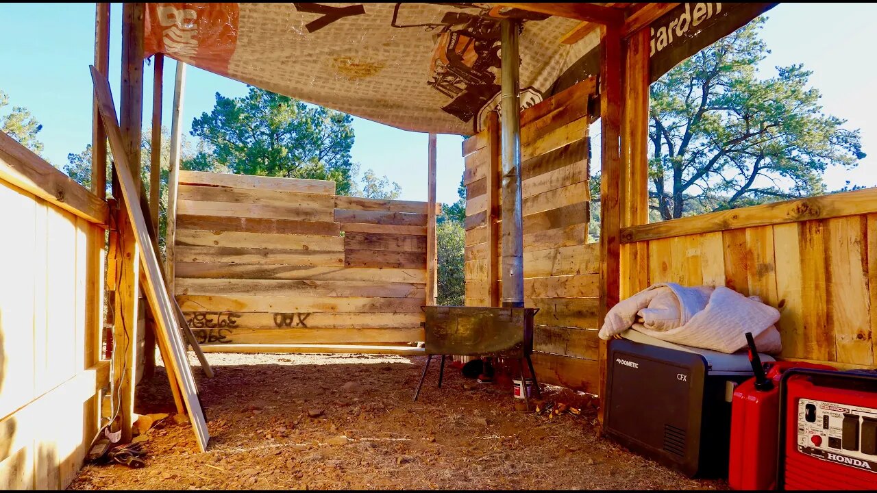 Off-Grid Ranch Life: DIY Workshop/ATV Shed Built w/ 100% Recycled Materials (thx Rhys & Bridget!)