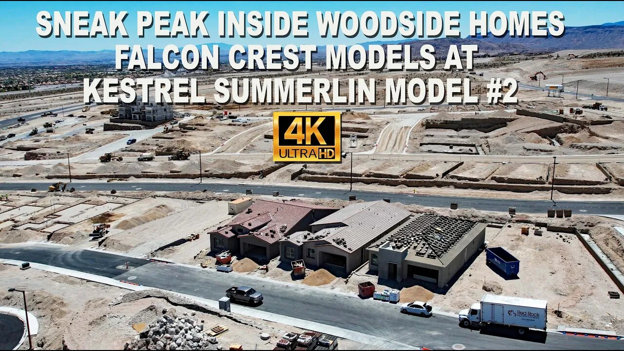 Sneak Peak Inside Woodside Homes Falcon Crest Kestrel Summerlin Model #2