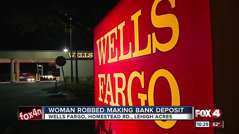 Woman robbed at gunpoint while using ATM at bank in Lehigh Acres