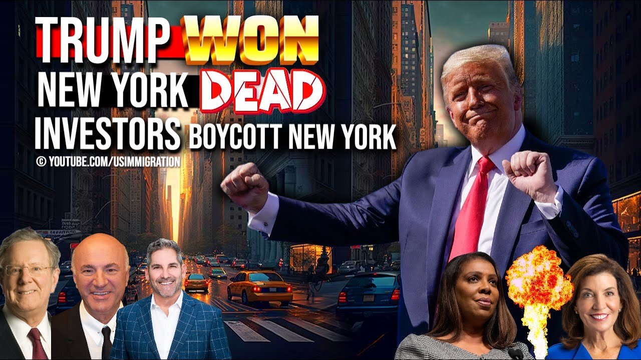 NYC INVESTORS BOYCOTTš„TRUMP WON, NEW YORK DEAD! FORBERS, OLEARY & CARDONE SHREDS NY JUDICIARY SYSTEM