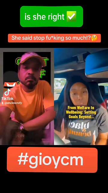 She said stop fu*king so much!?🤔