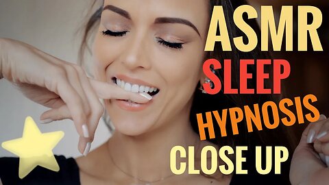 ASMR Gina Carla 💋 Close Up Sleep Hypnosis!