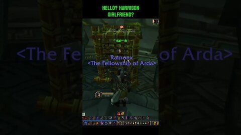 Hello?? Harrison Jones girlfriend? World of Warcraft. #shorts