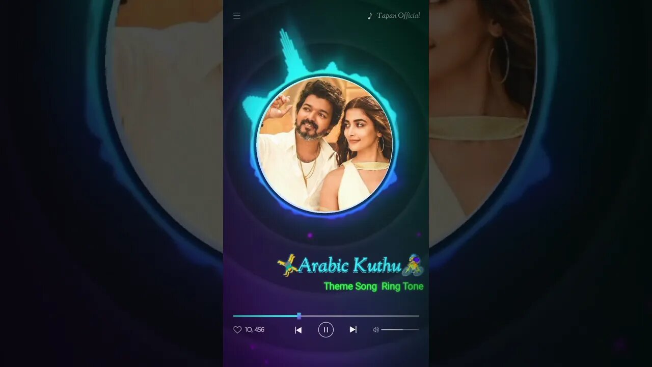 Arabic Kuthu Theme Song Ring Tone #manikemove #shorts #seo #gati #tapan #nocopyrightmusic