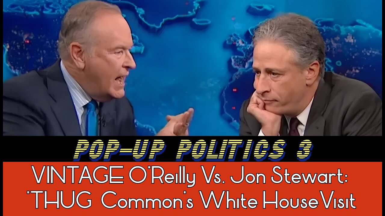 Classic Debate: Bill O'Reilly Battles Jon Stewart on Obama's Controversial Invite to Common!
