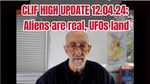 Cliff High 12.04.24-They're here!Melee has begun!UFO Invasion?Big Drones over Military Bases!PART1