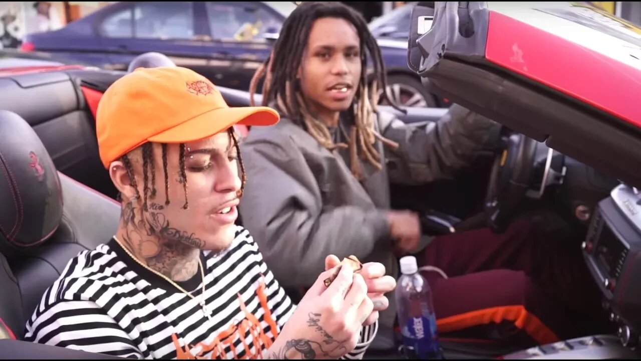 Lil Skies pulled up and caused a Car Accident