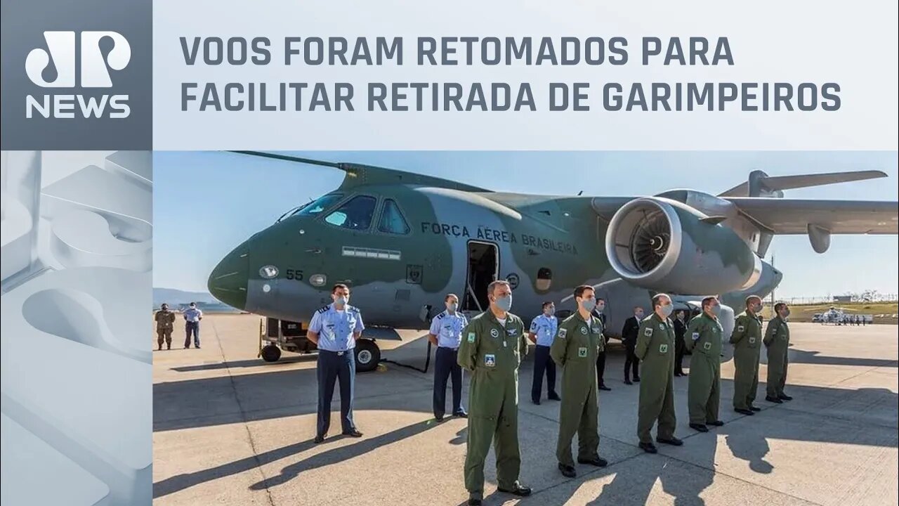 FAB reabre espaço aéreo de Roraima para saída de garimpeiros