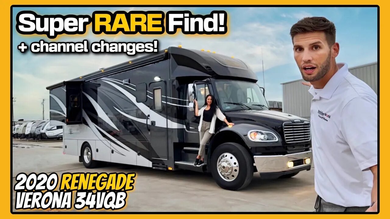 Less than 5 of these RV’s in the US! 2020 Renegade Verona 34VQB