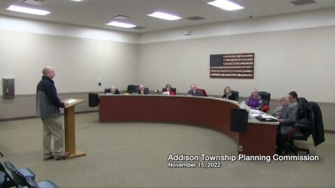 Addison Planning Commission 11/15/22