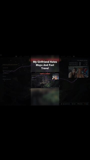 My Girlfriend Hates Maps And Fast Travel #youtubeshorts #shorts #hogwartslegacy #hogwarts #viral