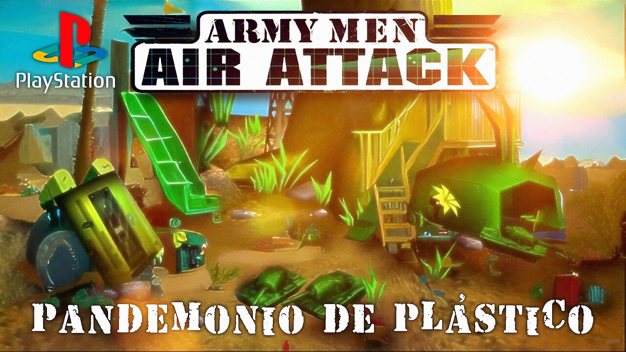 Army Men: Air Attack en Español - Misión 1: Pandemonio de Plástico (PSX) Un jugador