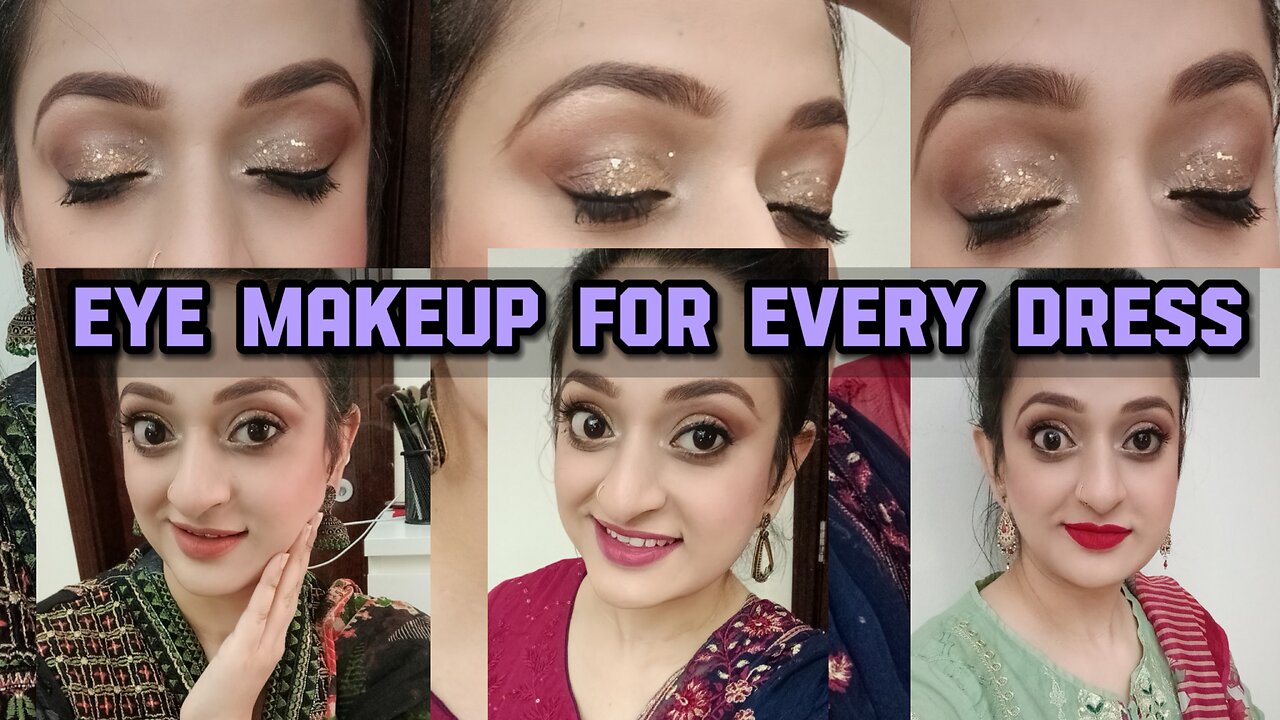 One Eye Makeup Look for ALL 🥻👗👘👚!!