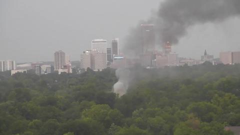 Firefighters on scene after smoke seen billowing from midtown home