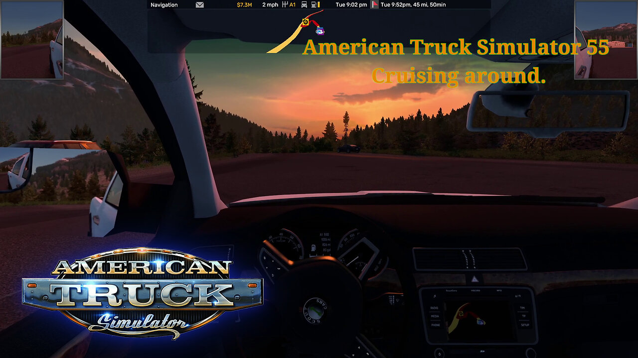 American Truck Simulator 55, Cruising around