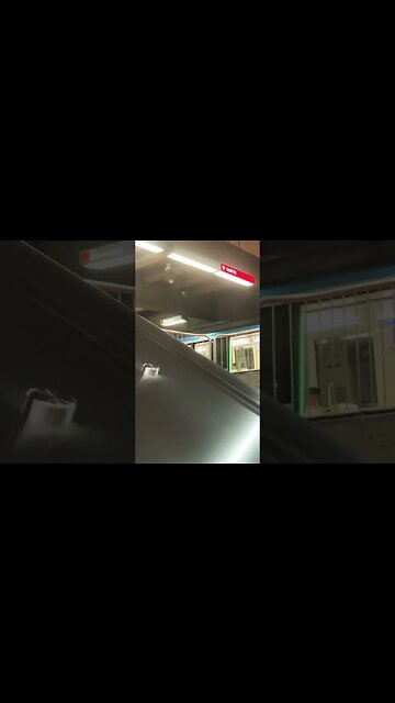 Montréal metro up above ambiences #montreal #train #viralvideo