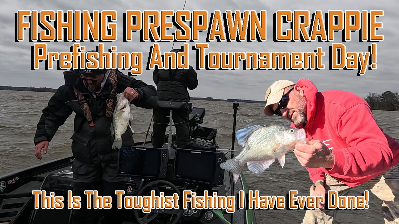 PRE-FISH AND CRAPPIE TOURNAMENT With The Worst Weather But Placed High, Ep 1424